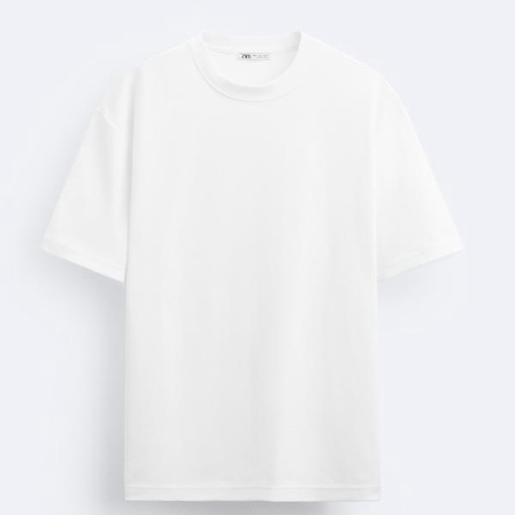 Zara Men’s Regular Fit Interlock T Shirt - Picture 1 of 4